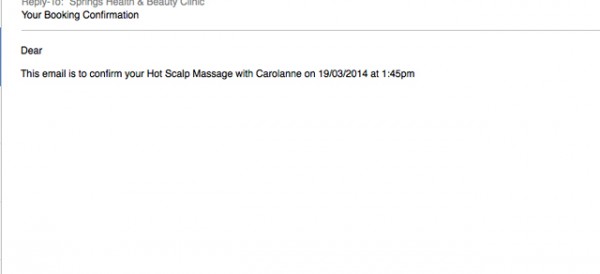 13: Receive Confirmation Email