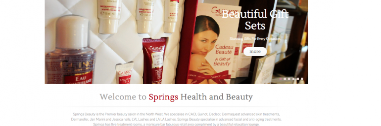 Springs Beauty New Website